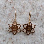 Zenstones Lotus Aum Earrings