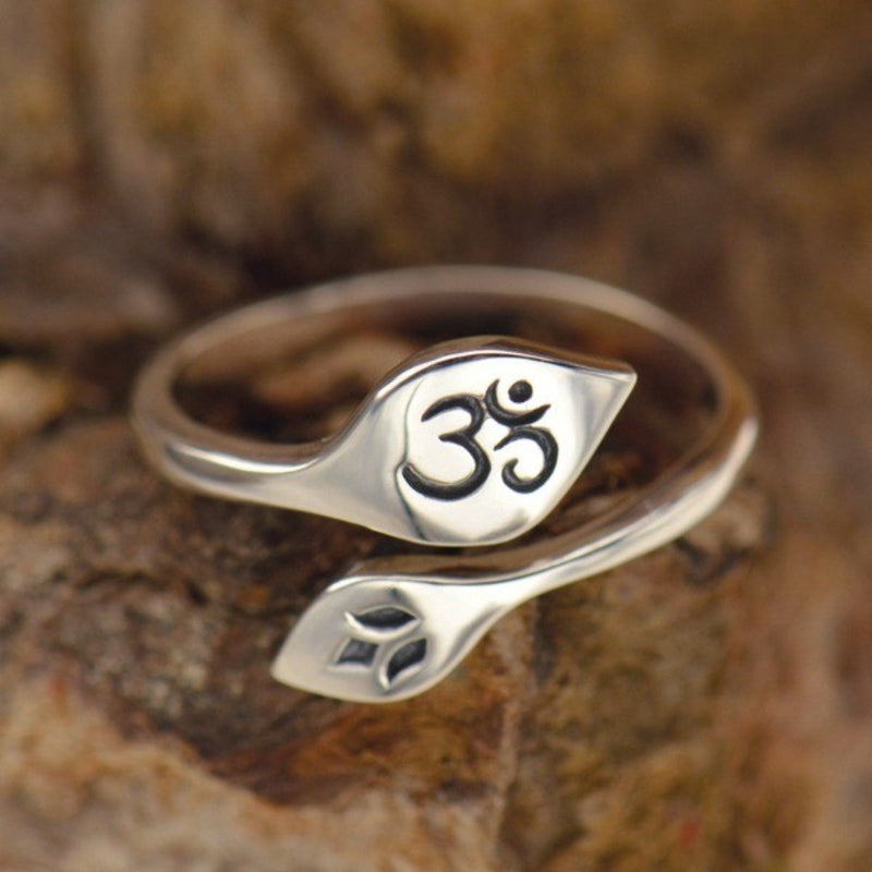 Sacred Symbol Lotus Petal Ring Rings